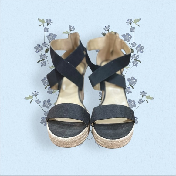 Michael kors wedge espadrille sandals size 10 - Picture 3 of 5